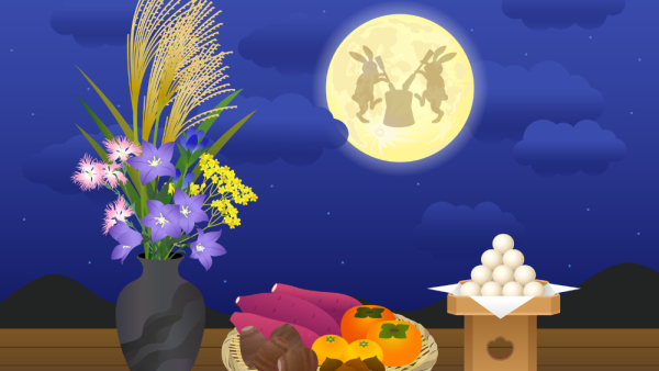 お月見とは？日本人は秋に月を眺めるって本当？
